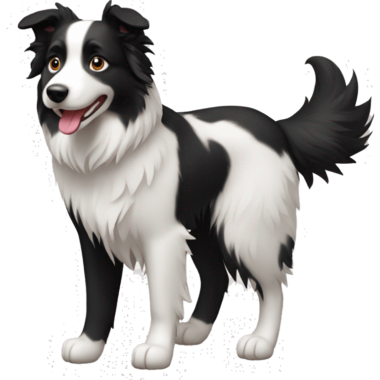 Border Collie Dog Full Body emoji