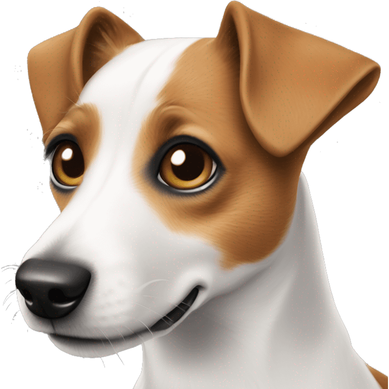 Jack russell terier dog emoji