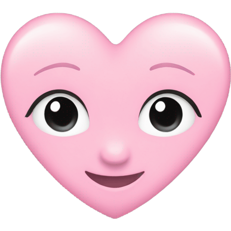 Baby pink heart  emoji