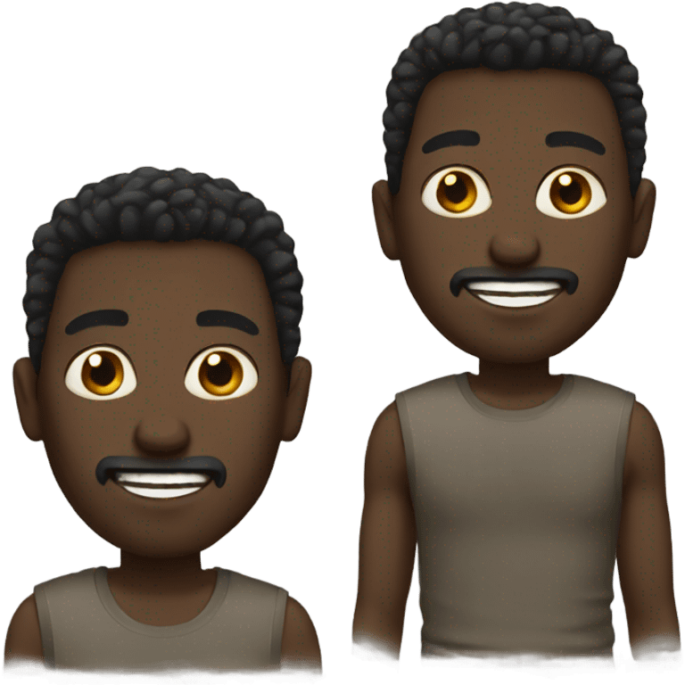 black man emoji