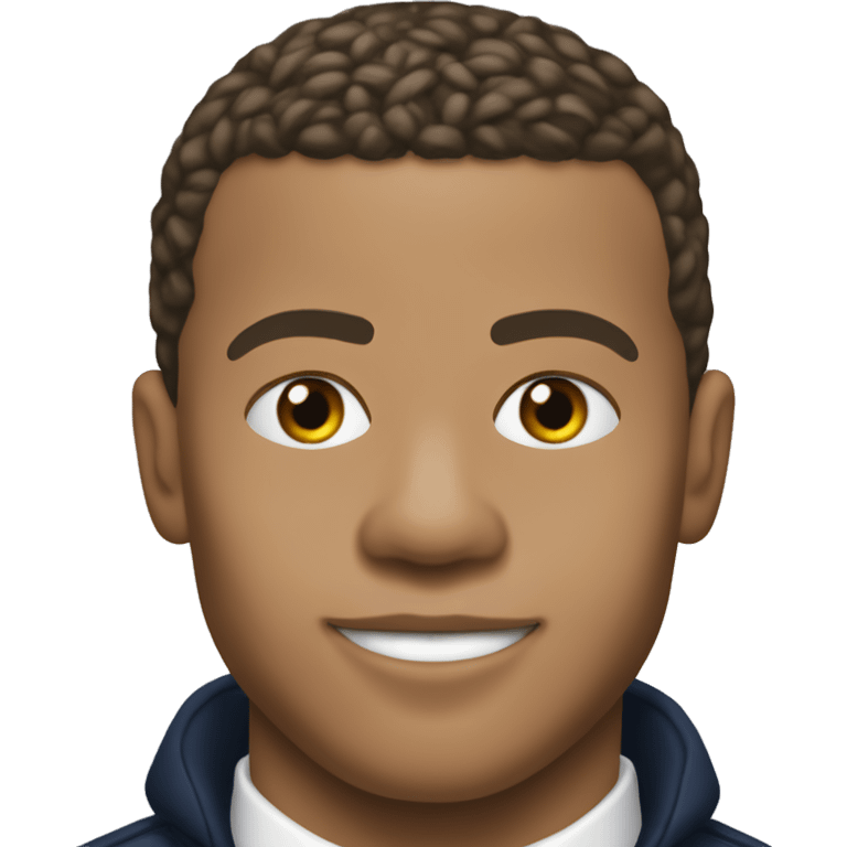 Mbappé à côté de Macron emoji