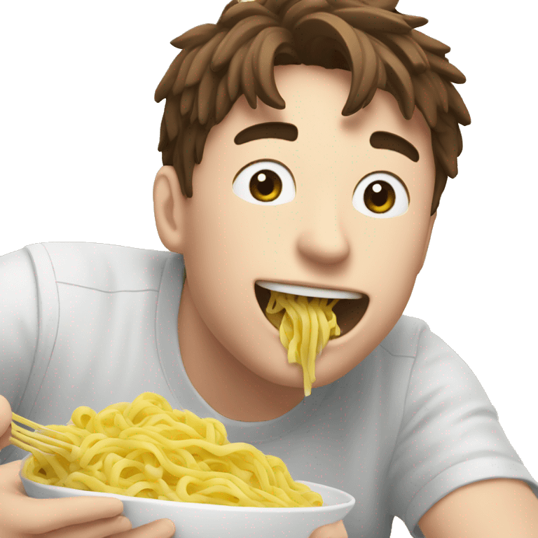 MrBeast eating pastas emoji