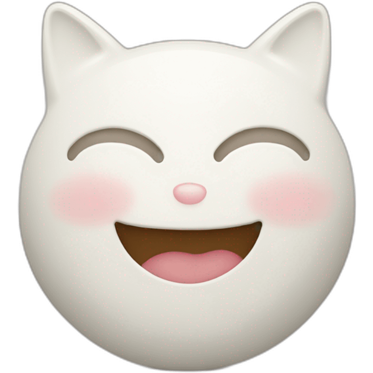 Chat qui boit du lait emoji