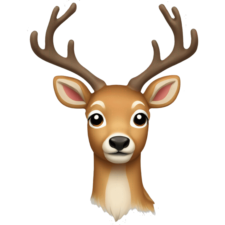 5 Christmas deer emoji