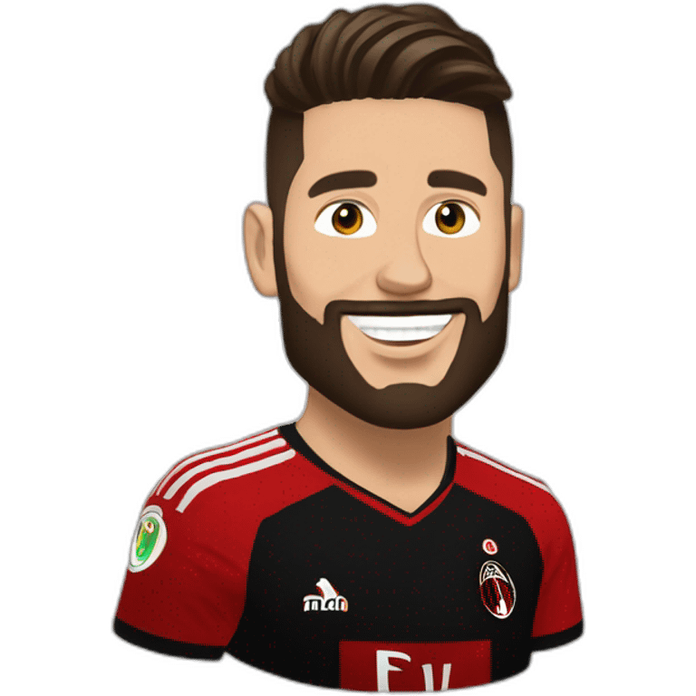 olivier giroud AC milan champions league emoji