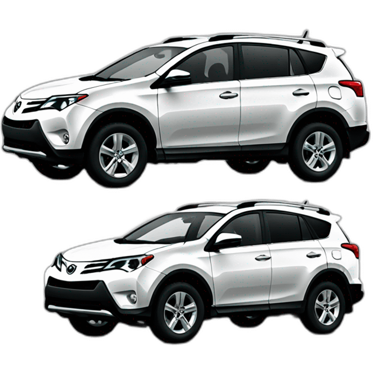 white toyota rav4 2014 emoji