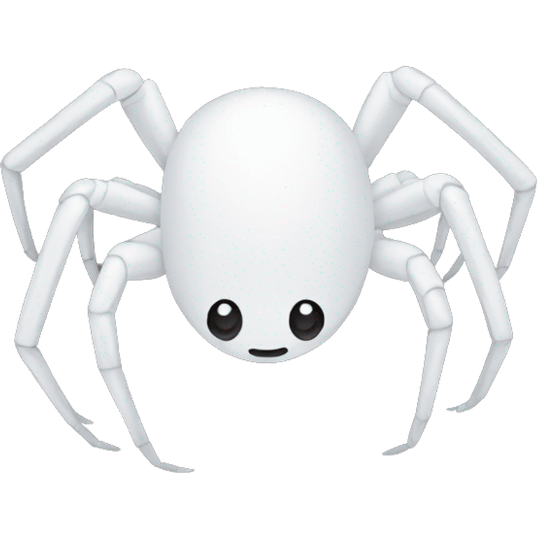 white spider emoji