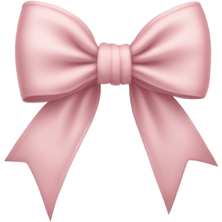 Light pink bow emoji