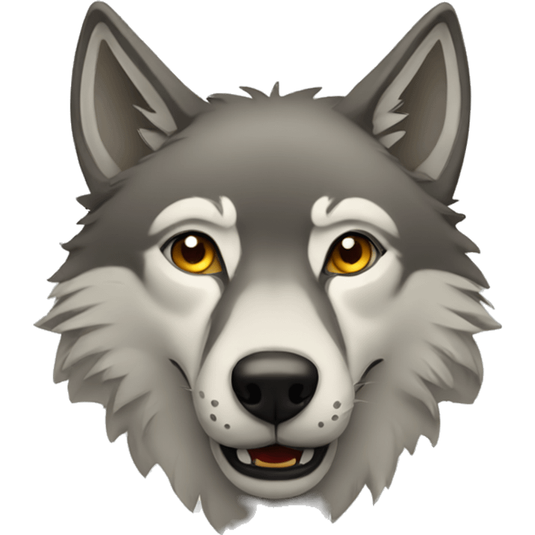 wolf face emoji