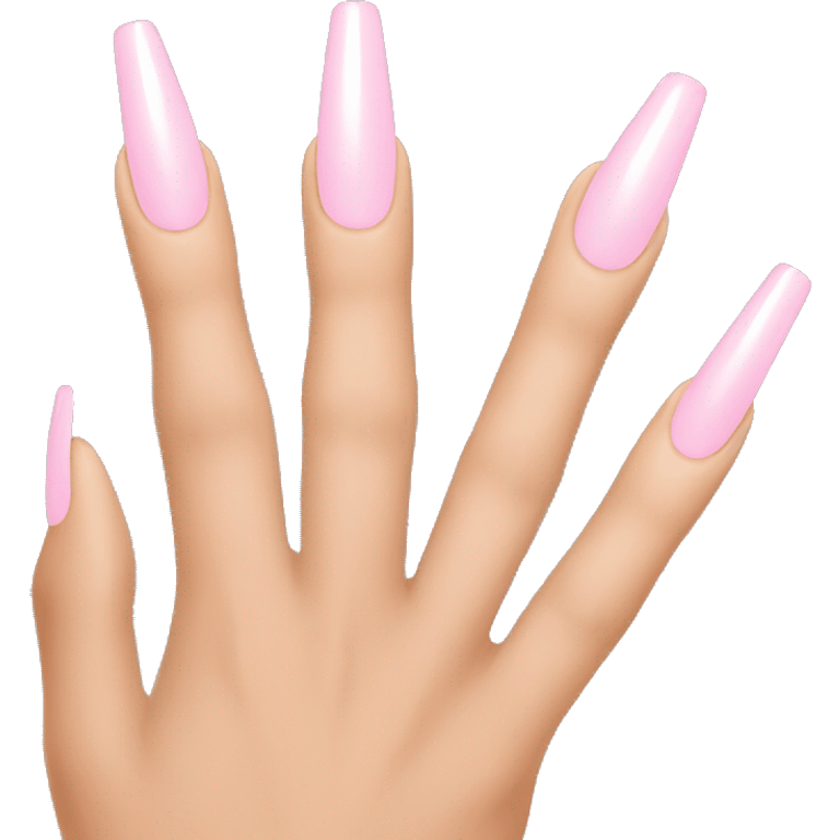 Light pink nails emoji