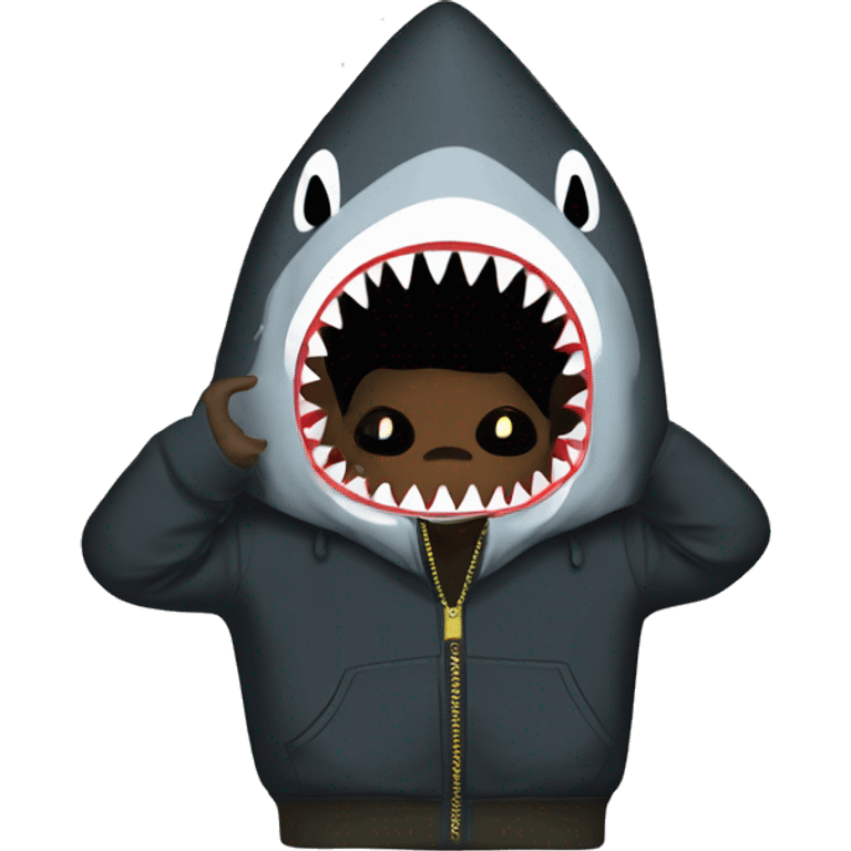 Bape shark hoodie  emoji