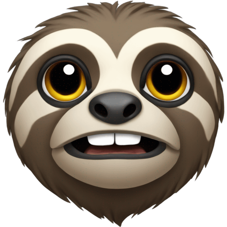 angry sloth emoji