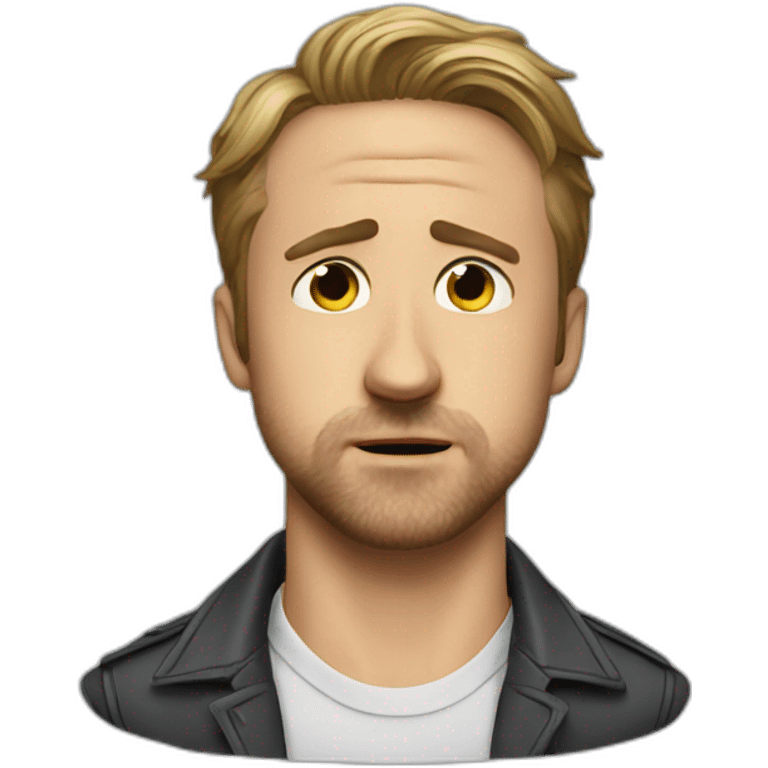 Ryan gosling crying  emoji