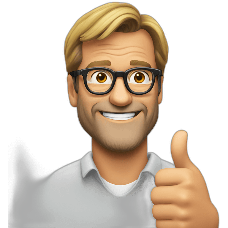 jurgen klopp thumb up emoji