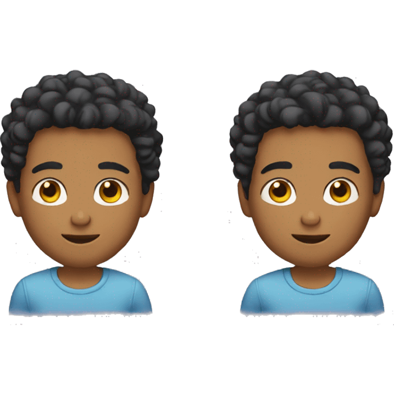 Twin brothers young adults emoji