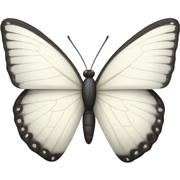 White butterfly  emoji