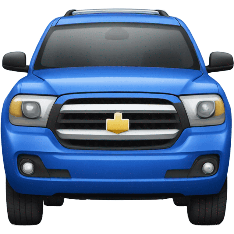 Blue suv emoji