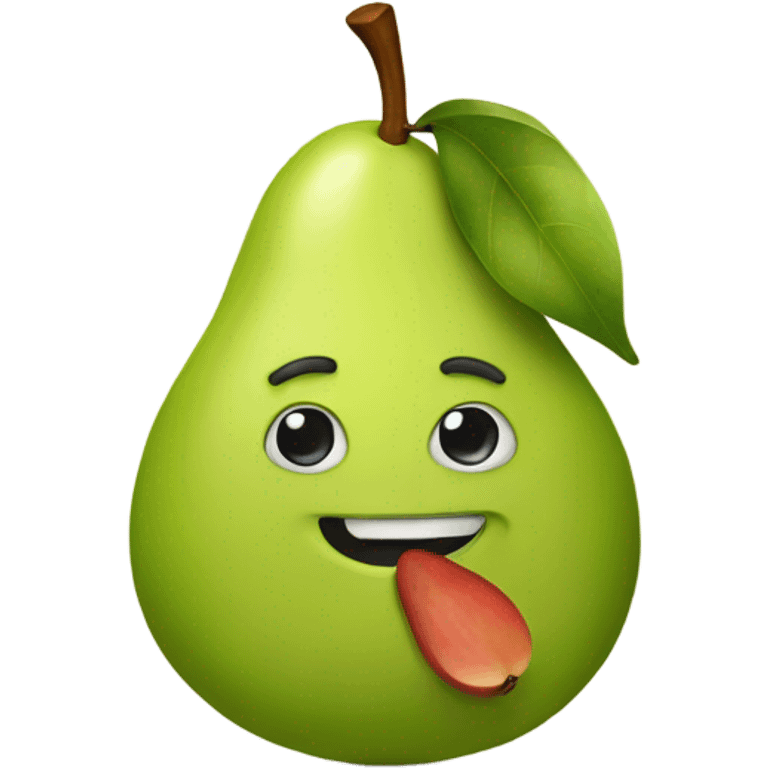 Pocket with a pear emoji