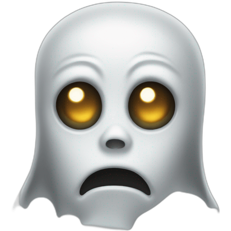 Realistic ghost emoji