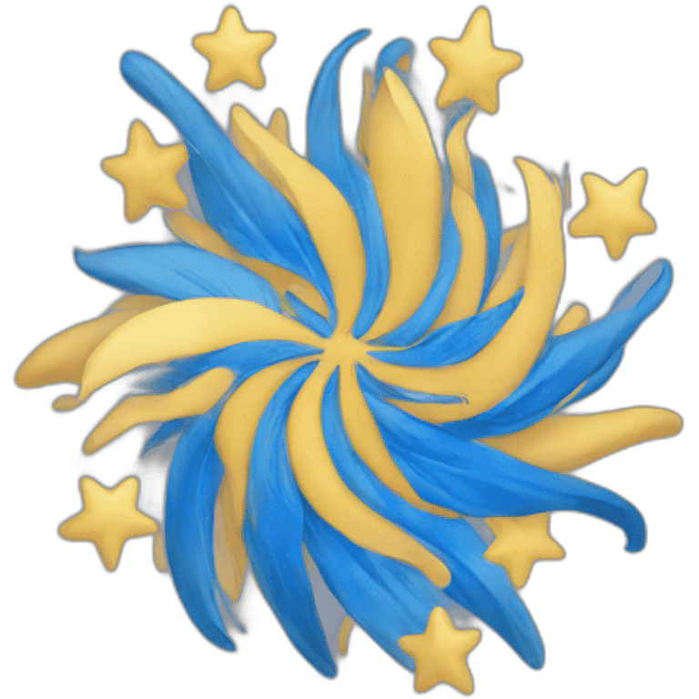 Estrella azul  emoji