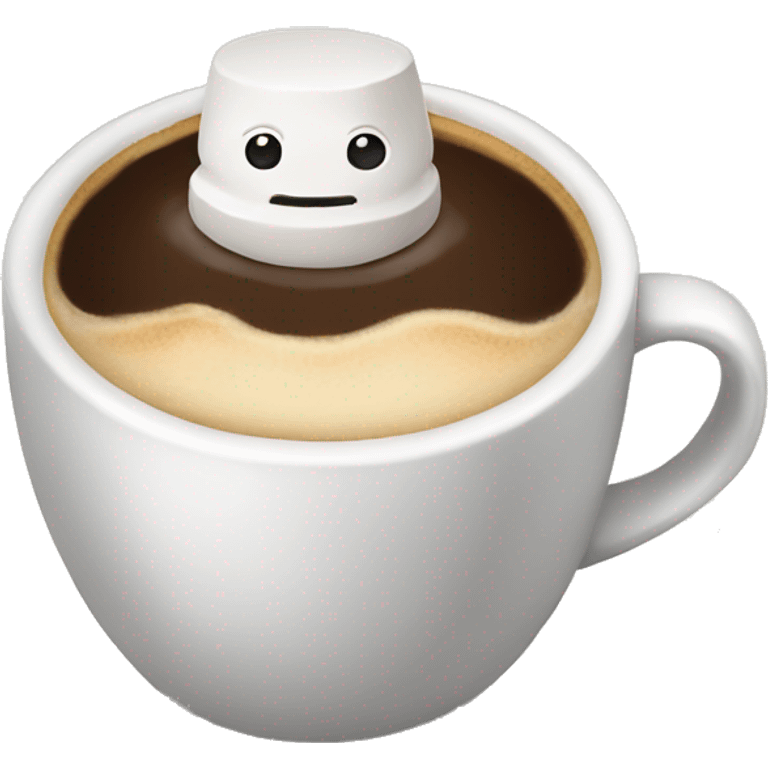 coffee with marshmallows  emoji