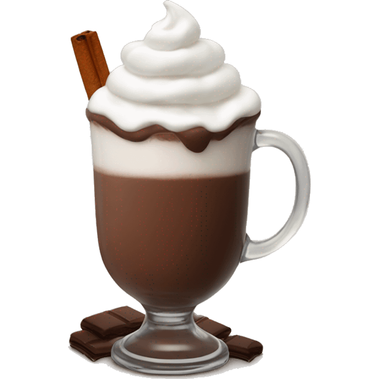 Hot chocolate with whip cream  emoji