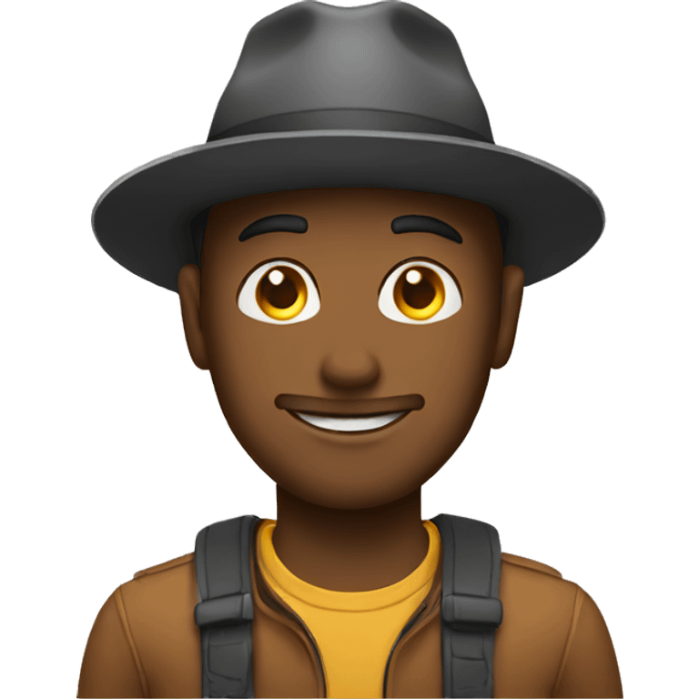 guy with hat emoji