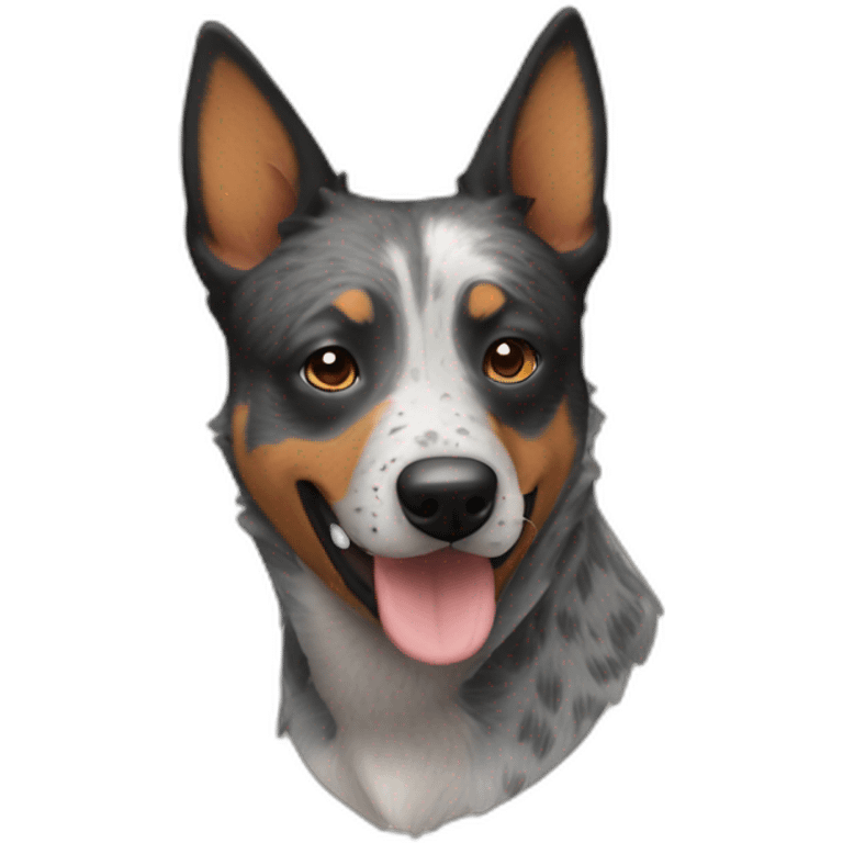 australian cattle dog emoji