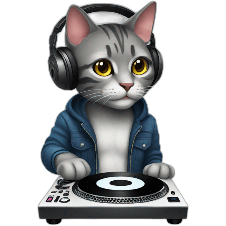 dj cat emoji