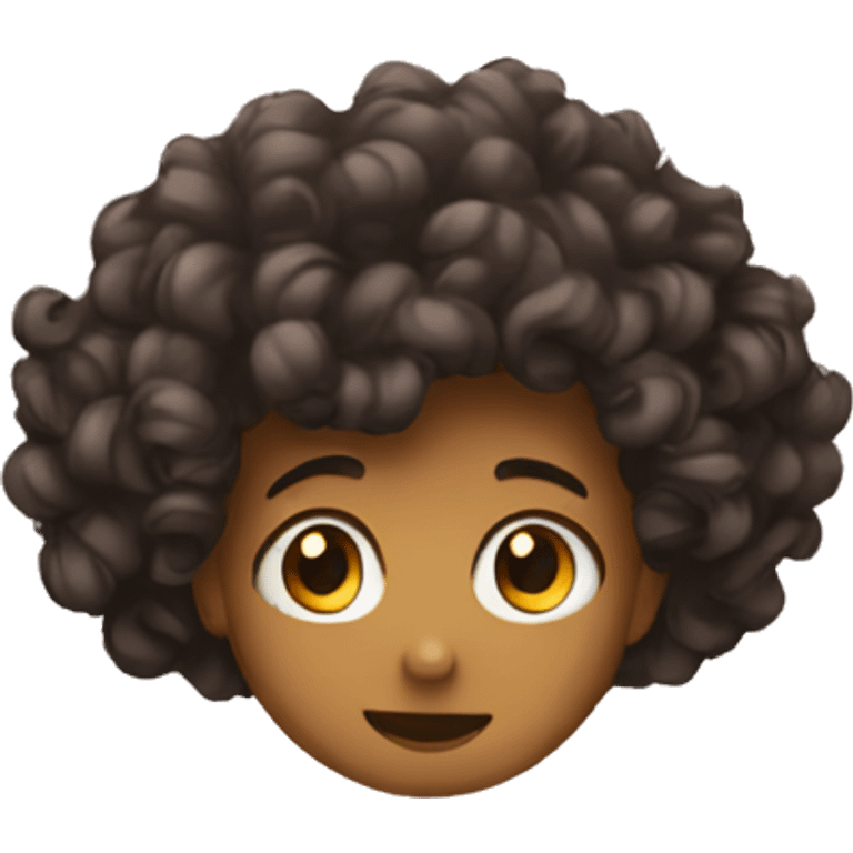 Curly hair for emoji