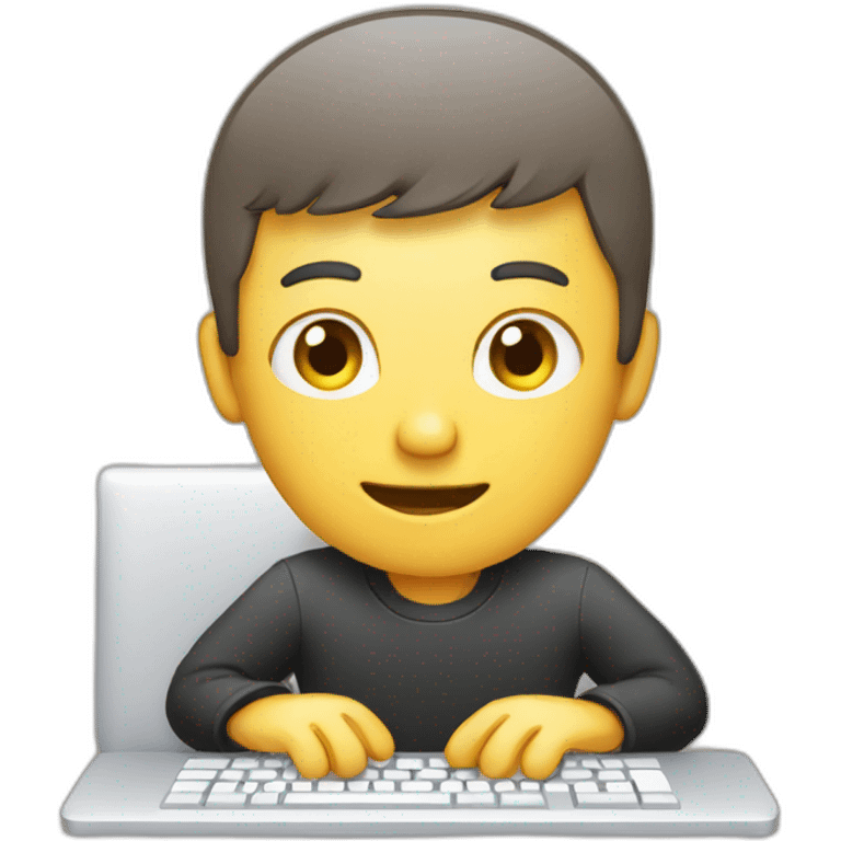 typing on computer emoji