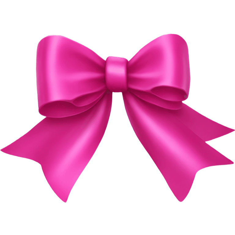 Pink bow emoji