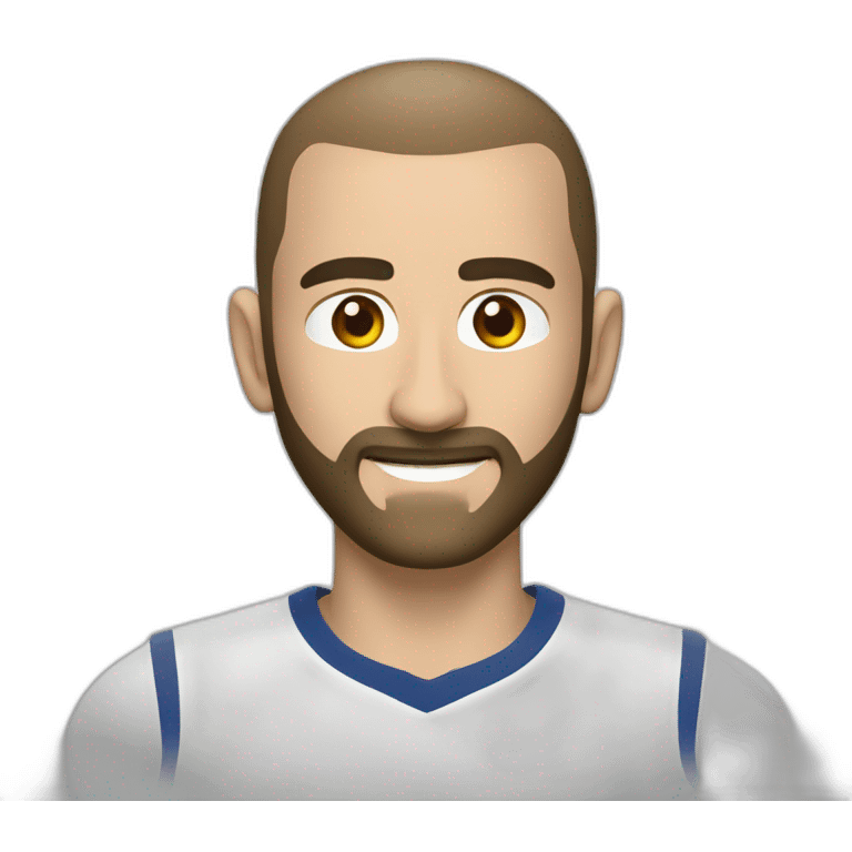 Benzema réalistic emoji