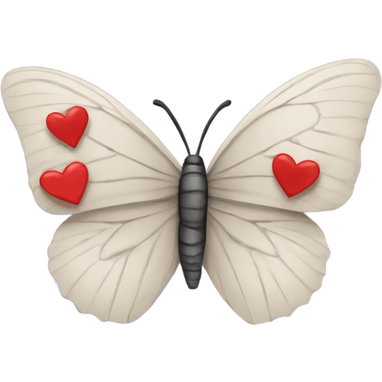 butterfly and broken heart emoji