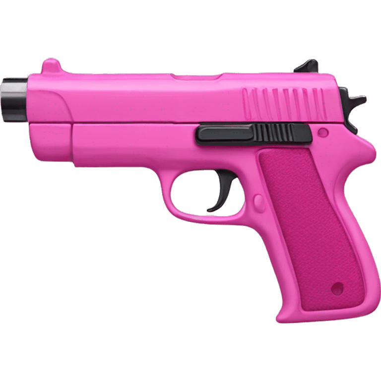 pink toy gun emoji