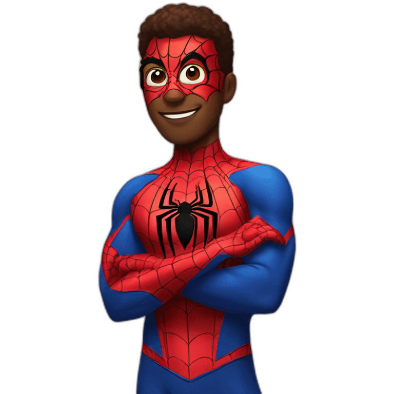 gay spiderman emoji