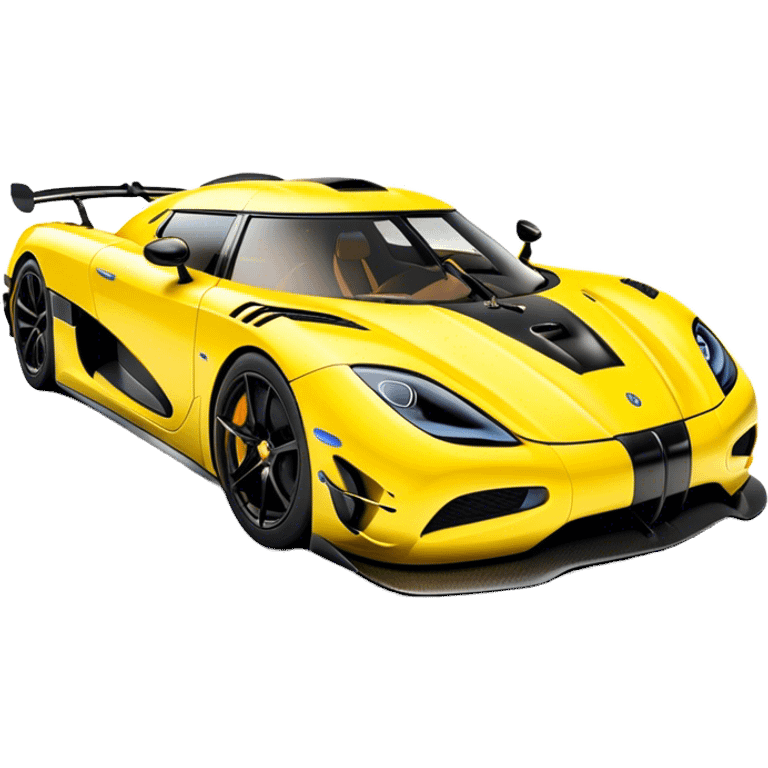 Koenigsegg Agera RS - Koenigsegg (Model Year: 2020) (Iconic colour: Yellow) emoji