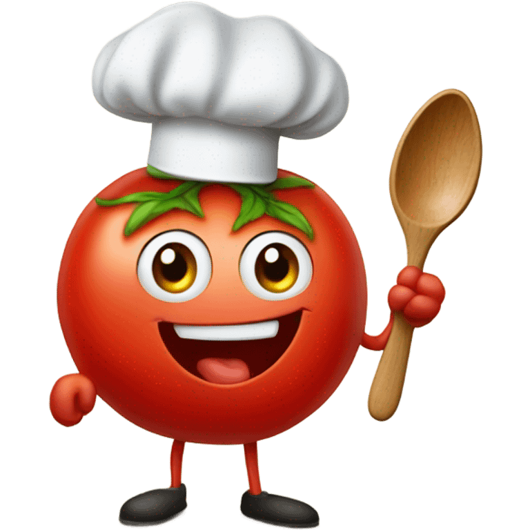 Happy tomato chef  emoji