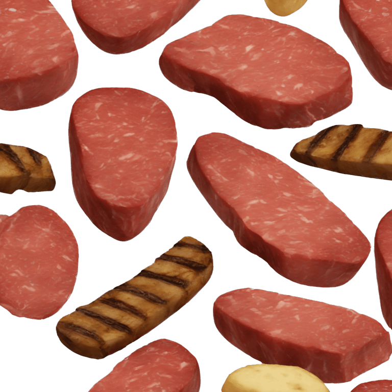 Steak potatoes emoji