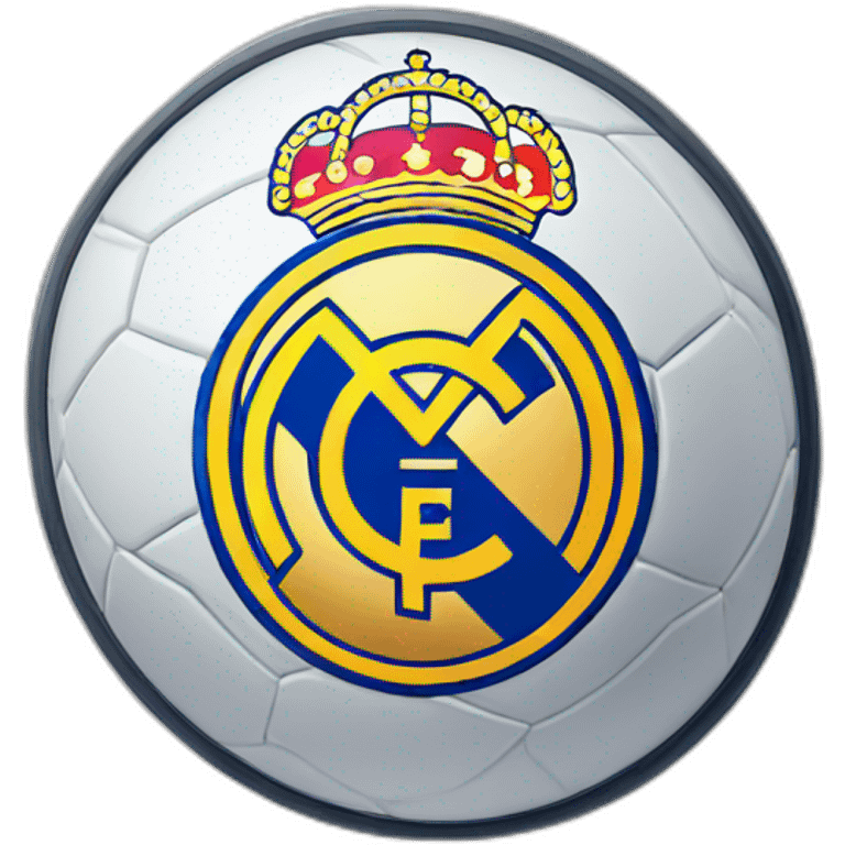 real madrid logo on radar emoji