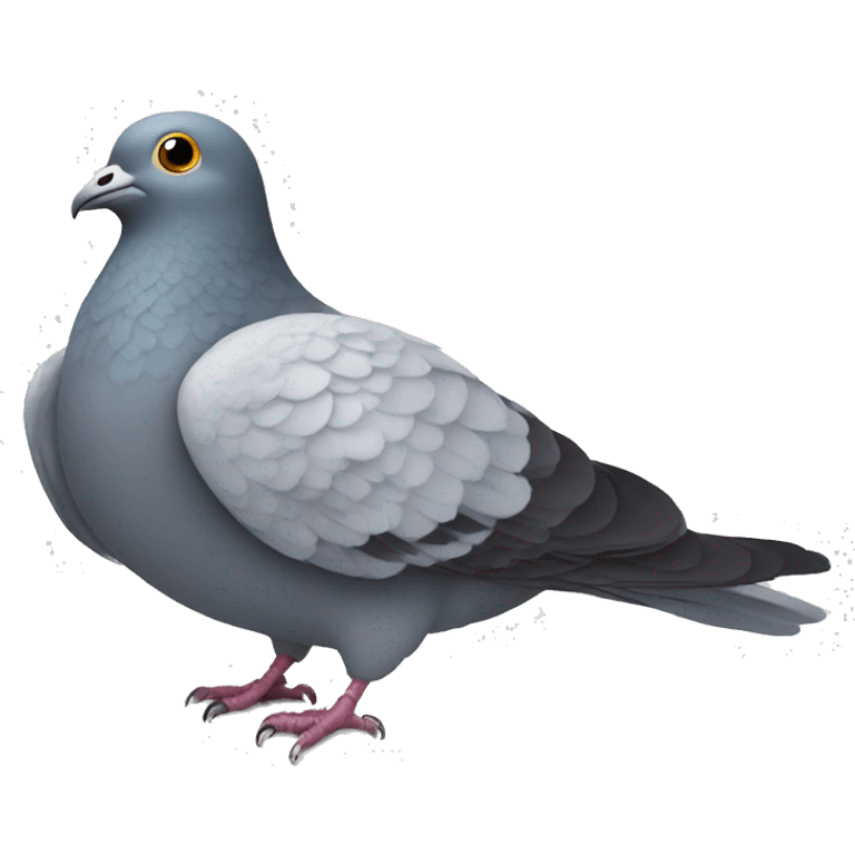 a pigeon with a sword emoji