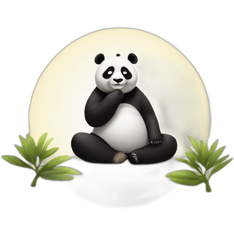 panda meditation hehua emoji