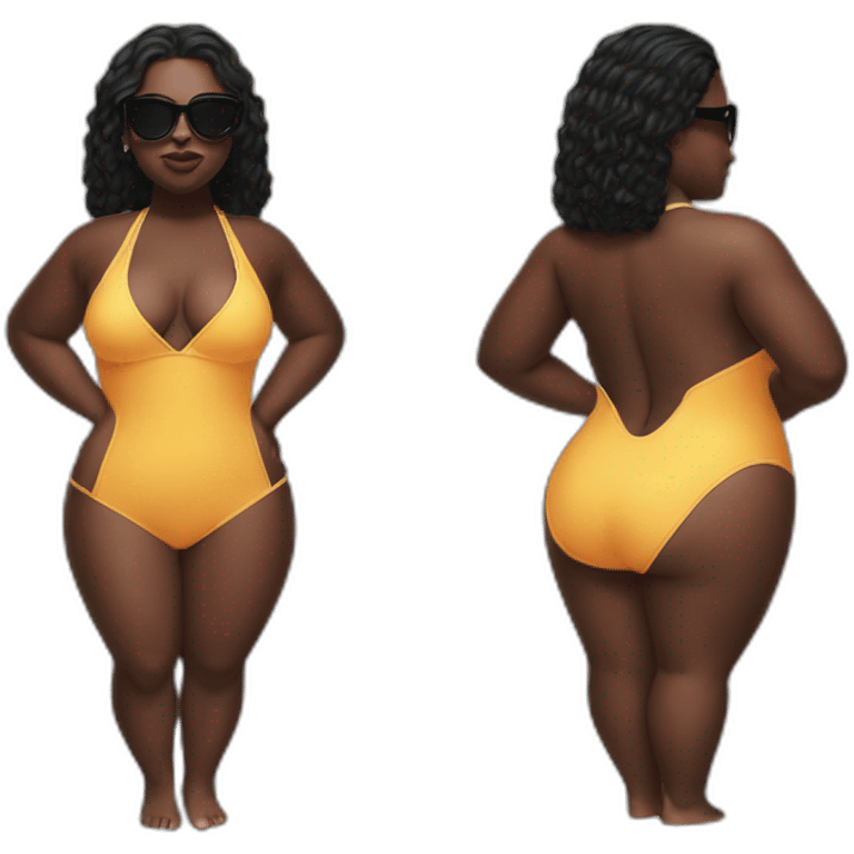 Biggie smalls full body pawg swimsuit emoji