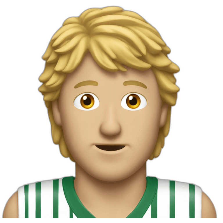 Larry Bird head emoji