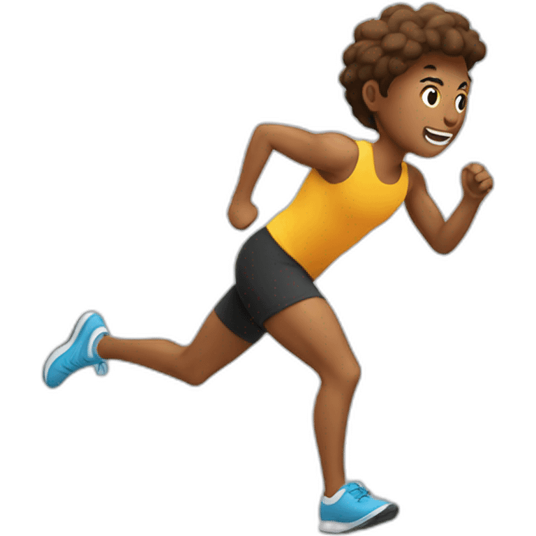 running emoji