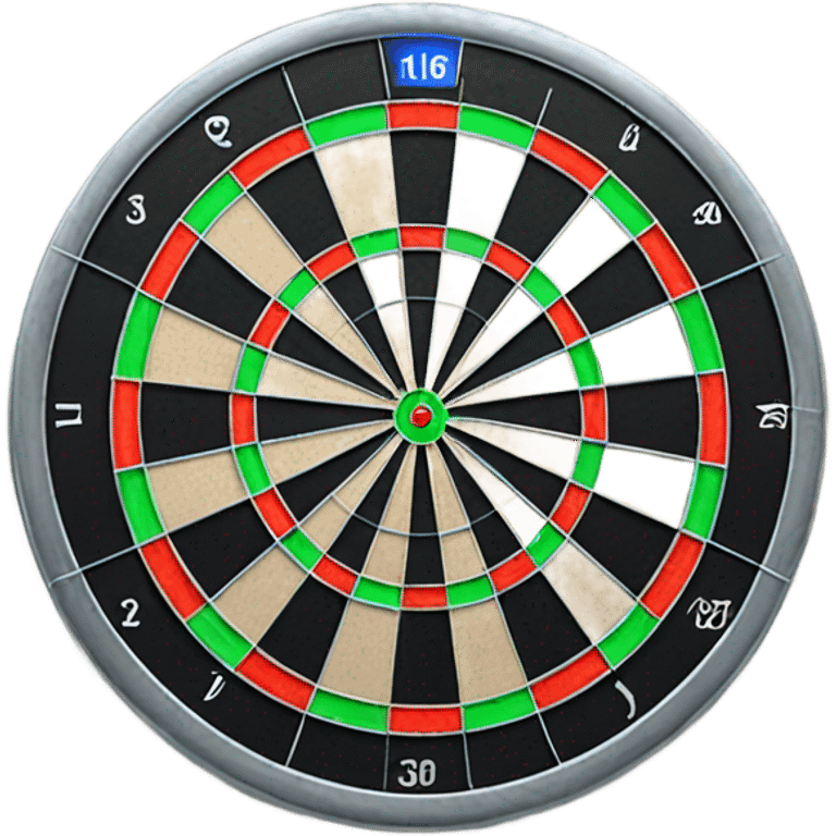 Metal dartboard  emoji