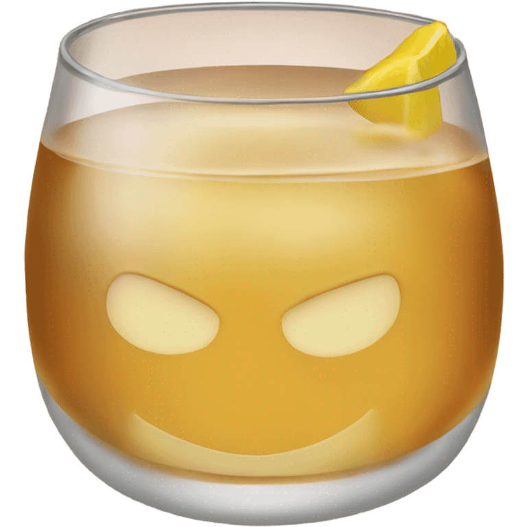 whiskey sour emoji