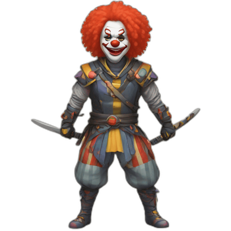 clown-ninja emoji