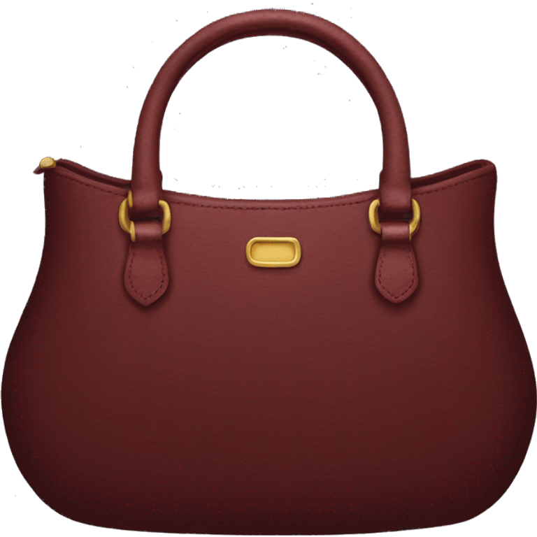 Dark red purse emoji