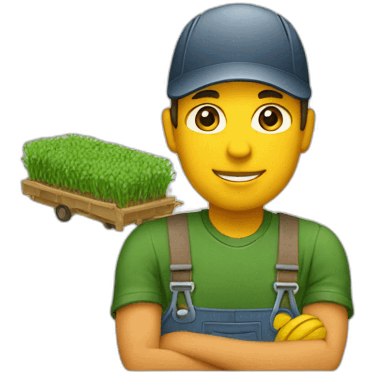 agricultural driver emoji